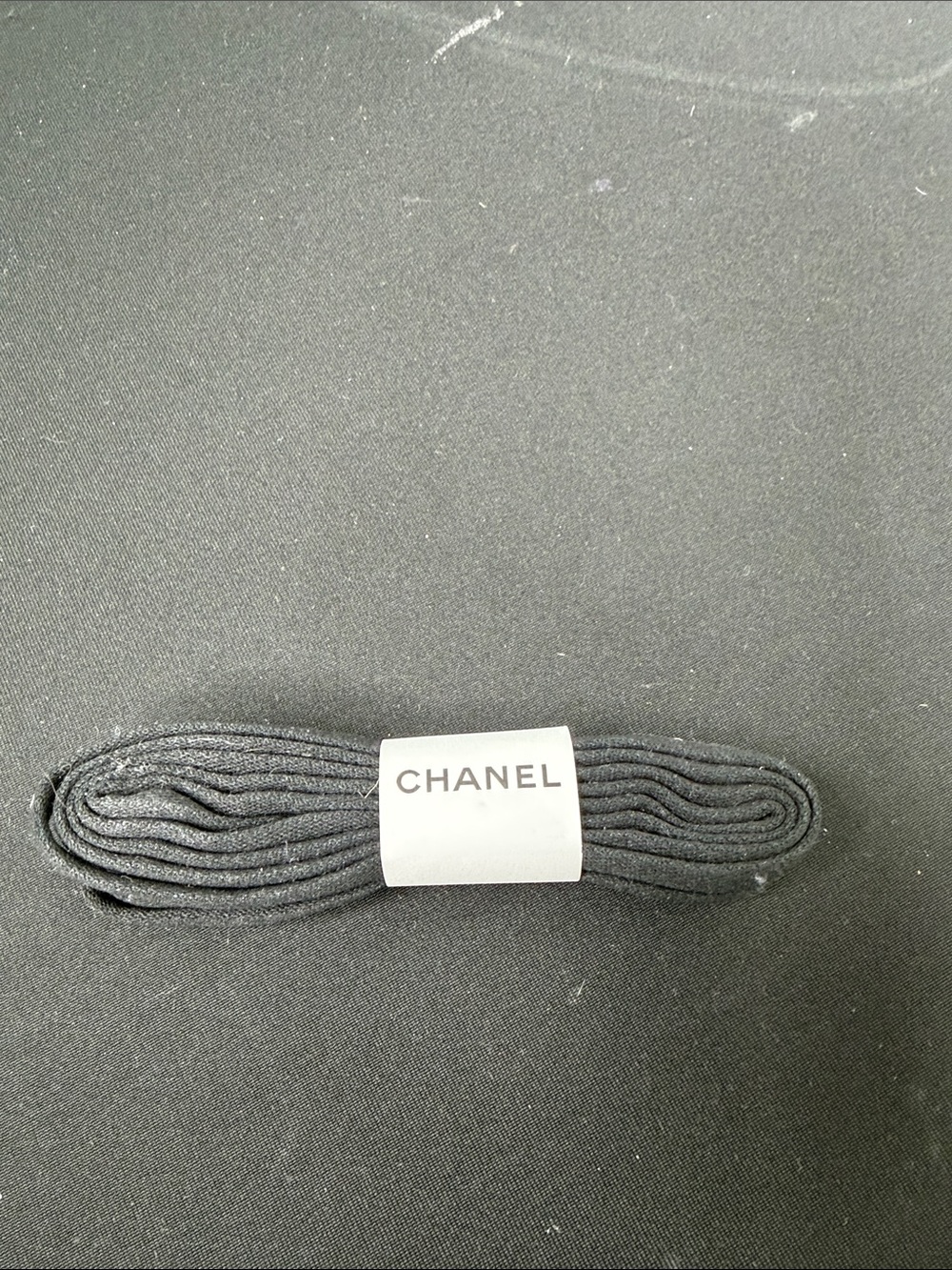 CHANEL Black Shoelaces